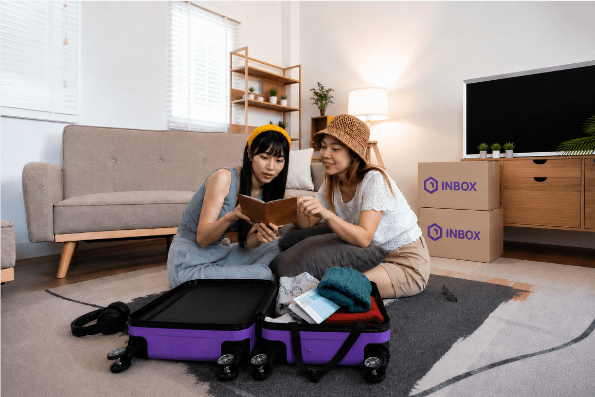 Happy expat customer with Inbox Storage during international assignment
