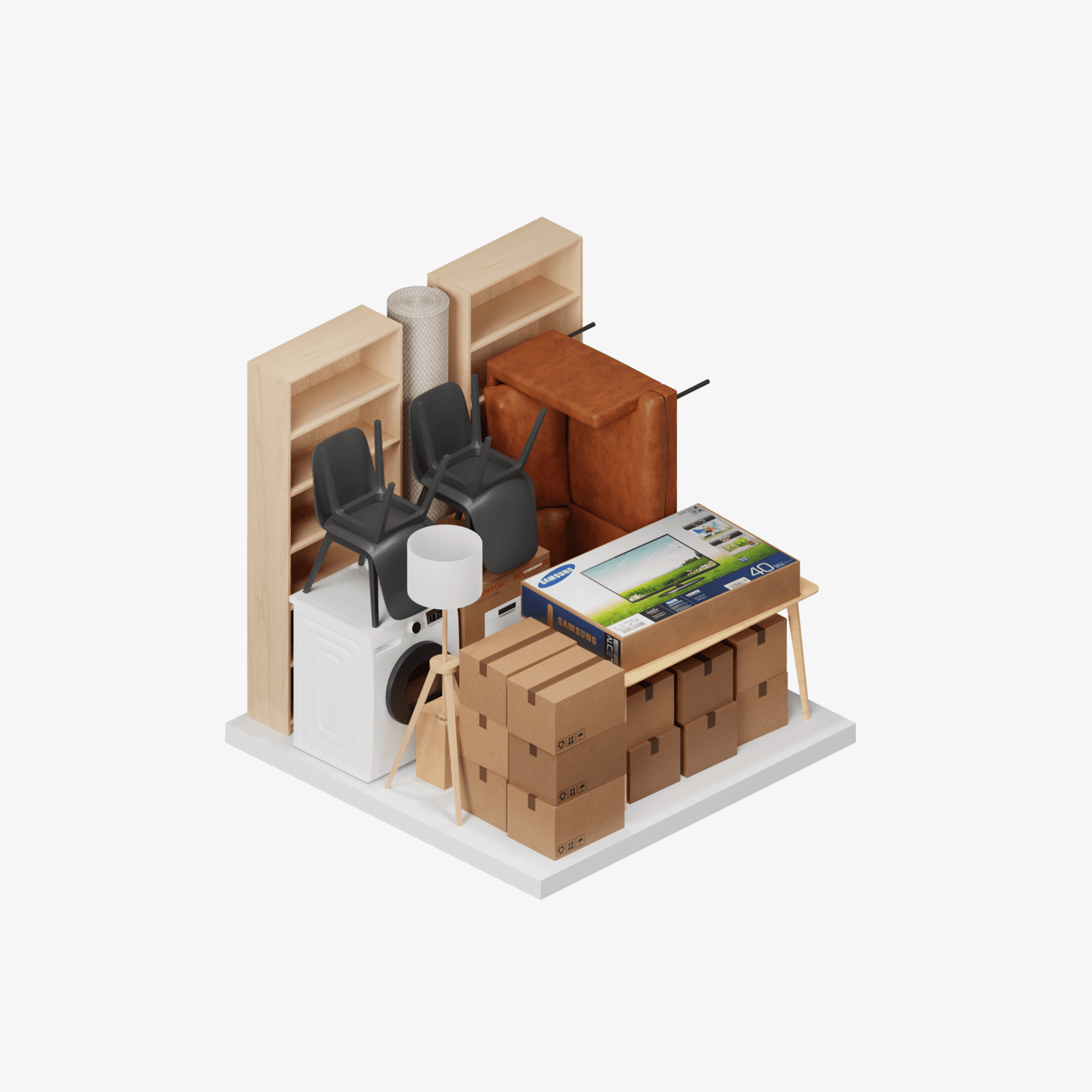 Inbox Storage Medium opslagmaat — ideaal voor een 1- tot 2-kamerappartement