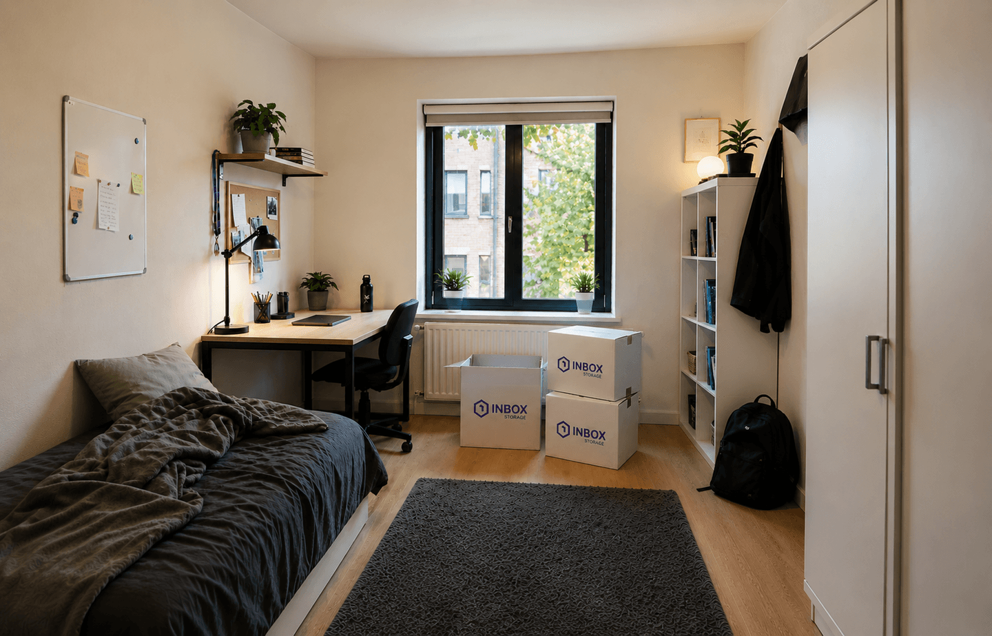 Preparing belongings for Inbox Storage pickup with Security Package