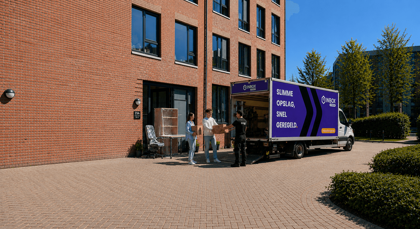 Stap 5: Inbox Storage levert opslagunit terug aan het door jou gekozen adres