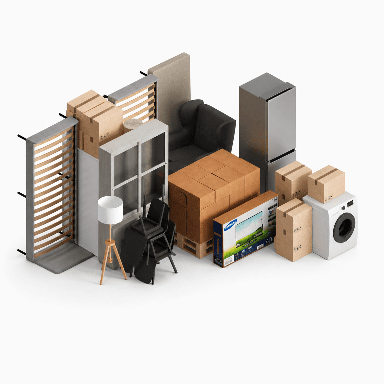 Inbox Storage Large opslagmaat — ideaal voor een eengezinswoning of grote verhuizing